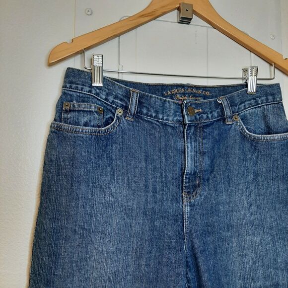 Lauren Jeans Ralph Lauren Capri Blue Women Size 6P Petite Casual - Picture 5 of 10
